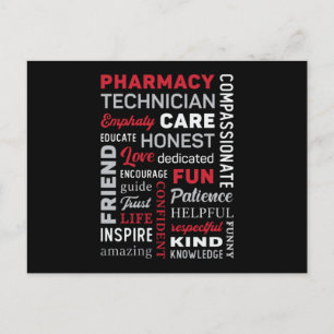 Apotheek Technicus Tech Medicine Apotheker Quote Briefkaart