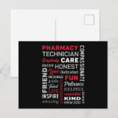 Apotheek Technicus Tech Medicine Apotheker Quote Briefkaart (Voorkant / Achterkant)