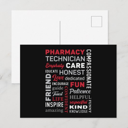 Apotheek Technicus Tech Medicine Apotheker Quote Briefkaart (Voorkant / Achterkant)
