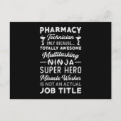 Apotheek Technicus Tech Medicine Hero Apotheker Briefkaart (Voorkant)