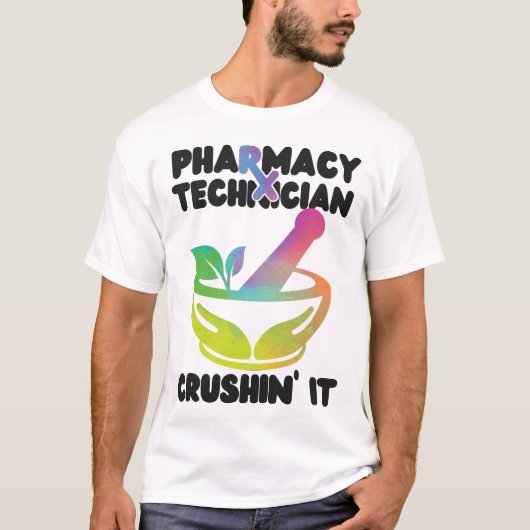 Apotheek Technicus Verpletteren T-shirt (Voorkant)