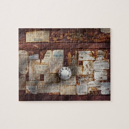 Apotheek - Tekenen aan de wand Legpuzzel (Horizontaal)