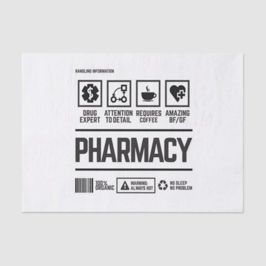 apotheek tissuepapier (Voorkant)