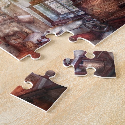 Apotheek - Uitrusting - Merlin's Studie Legpuzzel (Zijkant)