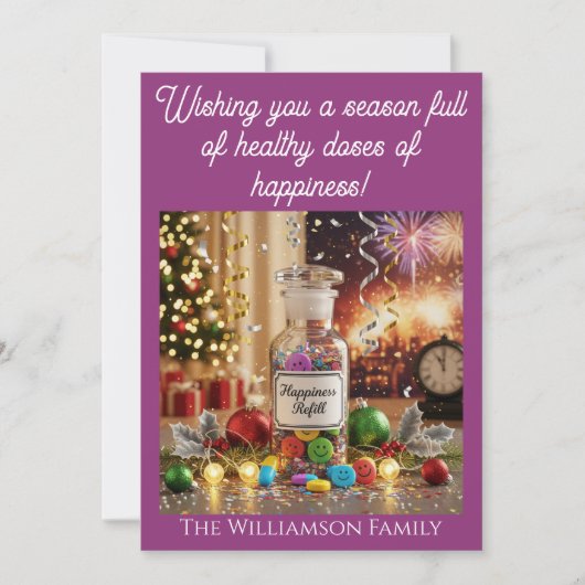 Apotheek Verpleegkundige Medische Kerst Nieuwjaar  Kaart (Voorkant)