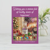 Apotheek Verpleegkundige Medische Kerst Nieuwjaar  Kaart (Staand voorkant)