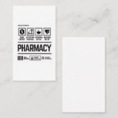 apotheek visitekaartje (Voorkant / Achterkant)