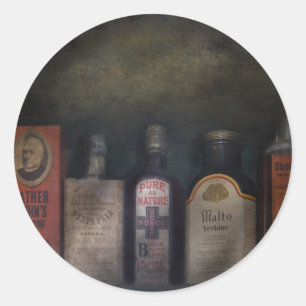 Apotheek - Voel je goed medicijn Ronde Sticker