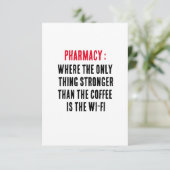 Apotheek: Waar het enige wat sterker is dan de Bedankkaart (Staand voorkant)