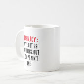 Apotheek: We hebben 99 problemen, maar een script  Koffiemok (Voorkant links)