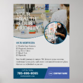 Apotheek Zakelijke Diensten Aangepast Poster (Voorkant)