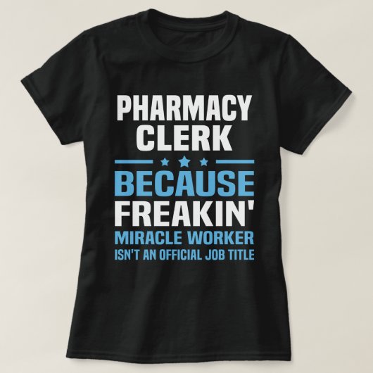 apotheekbediende t-shirt (Design voorkant)