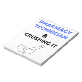 Apotheekmedewerker & Crushing It 2 Notitieblok (Linkerzijde)