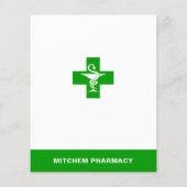 Apotheeksymbool, apotheker flyer (Achterkant)