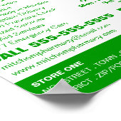 Apotheeksymbool, apotheker poster (Hoek)