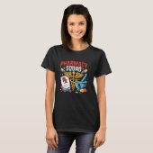 Apotheekteam Apotheker Tech CPhT PTCE RPh Pharm T-shirt (Voorkant volledig)