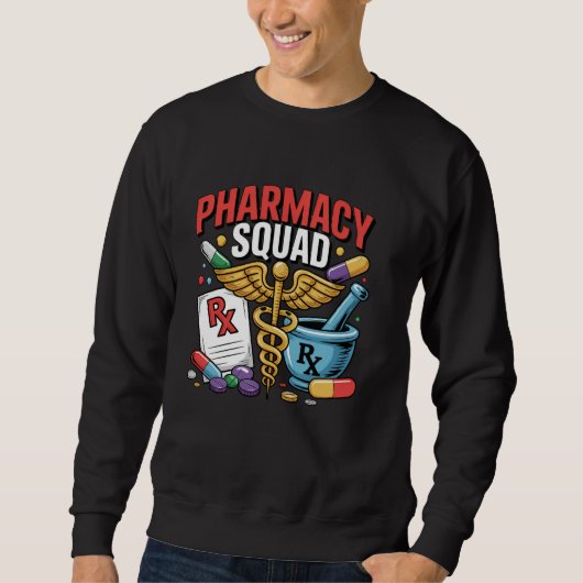 Apotheekteam Apotheker Tech CPhT PTCE RPh Pharm Trui (Voorkant)