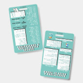 Apotheektechnicus - Berekeningen/regels (S2) Badge (Voor- en achterkant)