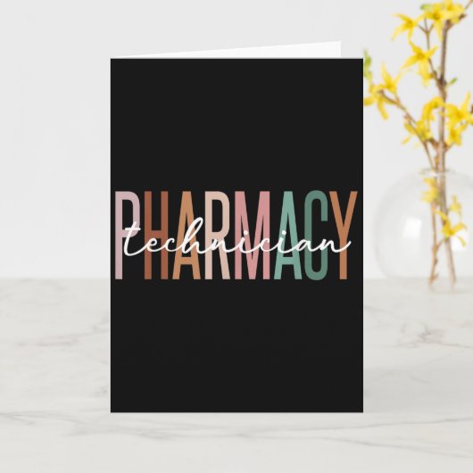 Apotheektechnicus Gecertificeerd Apothekersassiste Kaart (Gele Bloem)