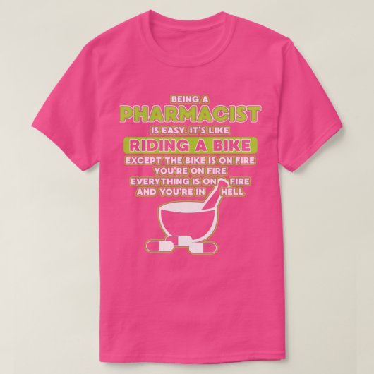 apotheker 1 t-shirt (Design voorkant)