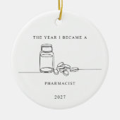 Apotheker Afstudeer Kerst Ornament (Voorkant)