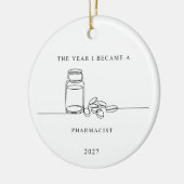 Apotheker Afstudeer Kerst Ornament (Links)