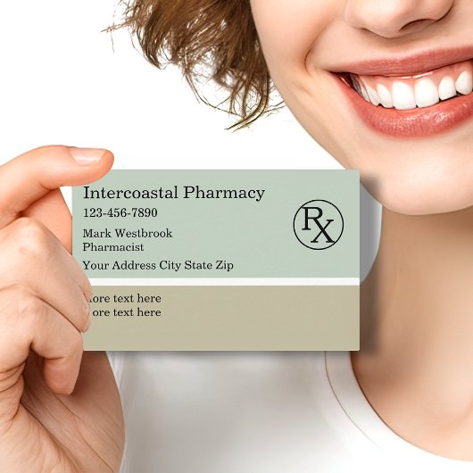 Apotheker Apotheek Logo Visitekaartjes