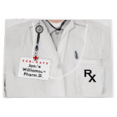 Apotheker Apotheek School Afstudeerder Medium Gift Groot Cadeauzakje (Voorkant)