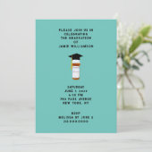 Apotheker Apotheek School Afstudeerfeest Kaart (Staand voorkant)