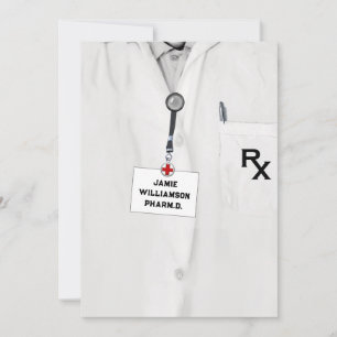 apotheker apotheek school afstudeerfeest kaart