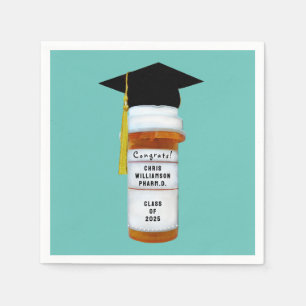 Apotheker Apotheek School Afstuderen Servet