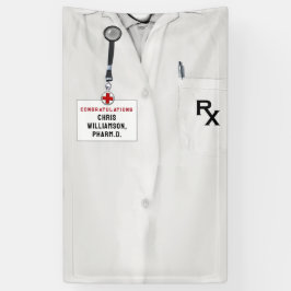 Apotheker Apotheek School Afstuderen Spandoek