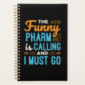 Apotheker Apotheek Tech Funny Pharm roept Planner (Voorkant)