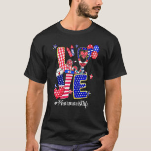 Apotheker Ballonnen VS Vlag 4 juli T-shirt