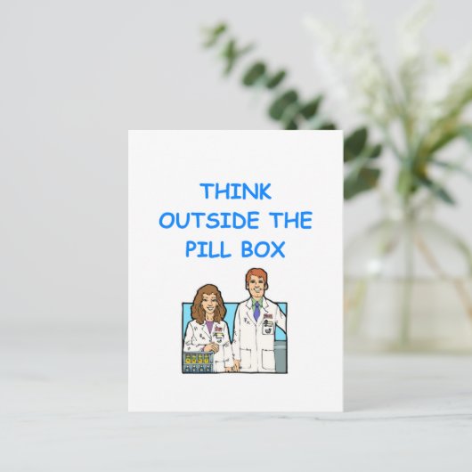 apotheker briefkaart (Staand voorkant)