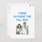 apotheker briefkaart (Voorkant / Achterkant)