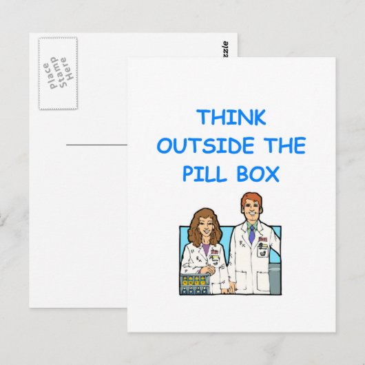 apotheker briefkaart (Voorkant / Achterkant)