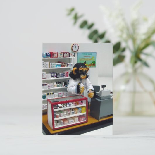 apotheker briefkaart (Staand voorkant)