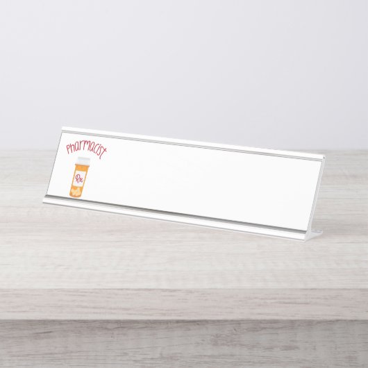 apotheker bureau naambordje (Voorkant)
