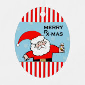 Apotheker Collectible Christmas Metalen Ornament (Voorkant)