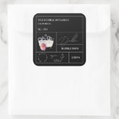 Apotheker Dahlia Bubbelbad Label (Tas)