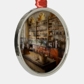 Apotheker - De apotheek Metalen Ornament (Rechts)