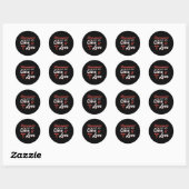 Apotheker Doe het met de technicus van de zorgapot Ronde Sticker (Vel)