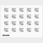 Apotheker Doe Het Met Zorg Apotheek Tech Medicine Vierkante Sticker (Vel)