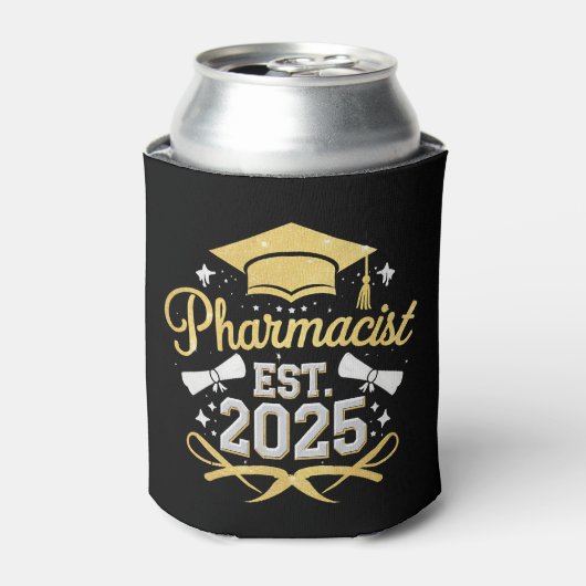 Apotheker Est 2025 Afstuderen Farmacie Blikjeskoeler (Blikje Voorkant)
