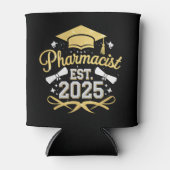 Apotheker Est 2025 Afstuderen Farmacie Blikjeskoeler (Voorkant)