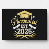 Apotheker Est 2025 Afstuderen Farmacie Fotoplaat (voorkant)
