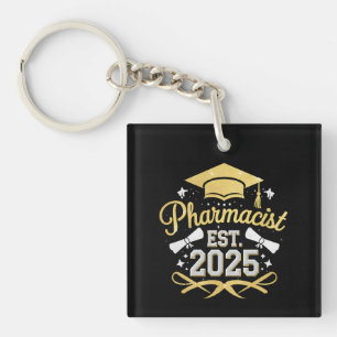 Apotheker Est 2025 Afstuderen Farmacie Sleutelhanger