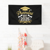 Apotheker Est 2025 Afstuderen Farmacie Spandoek (Insitu)