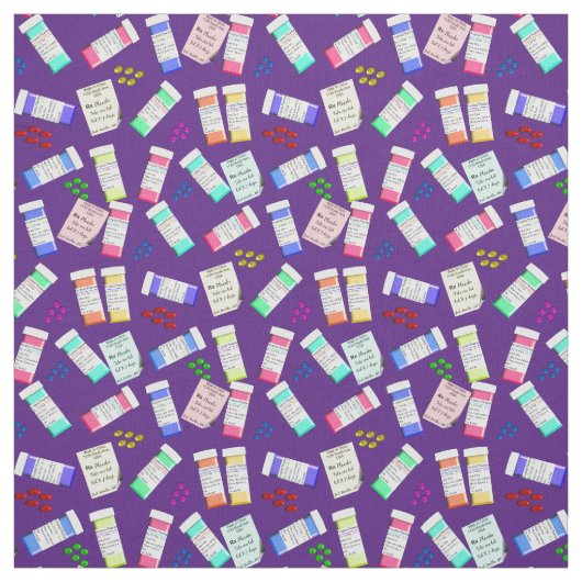 Apotheker Fabric Paarse Stof (Swatch)